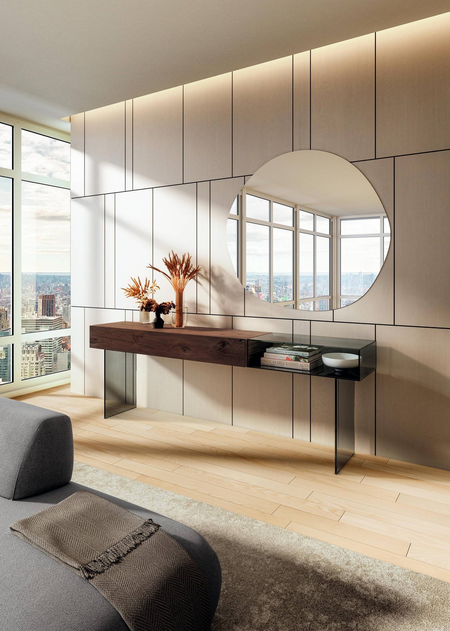 36E8 GLASS CONSOLE