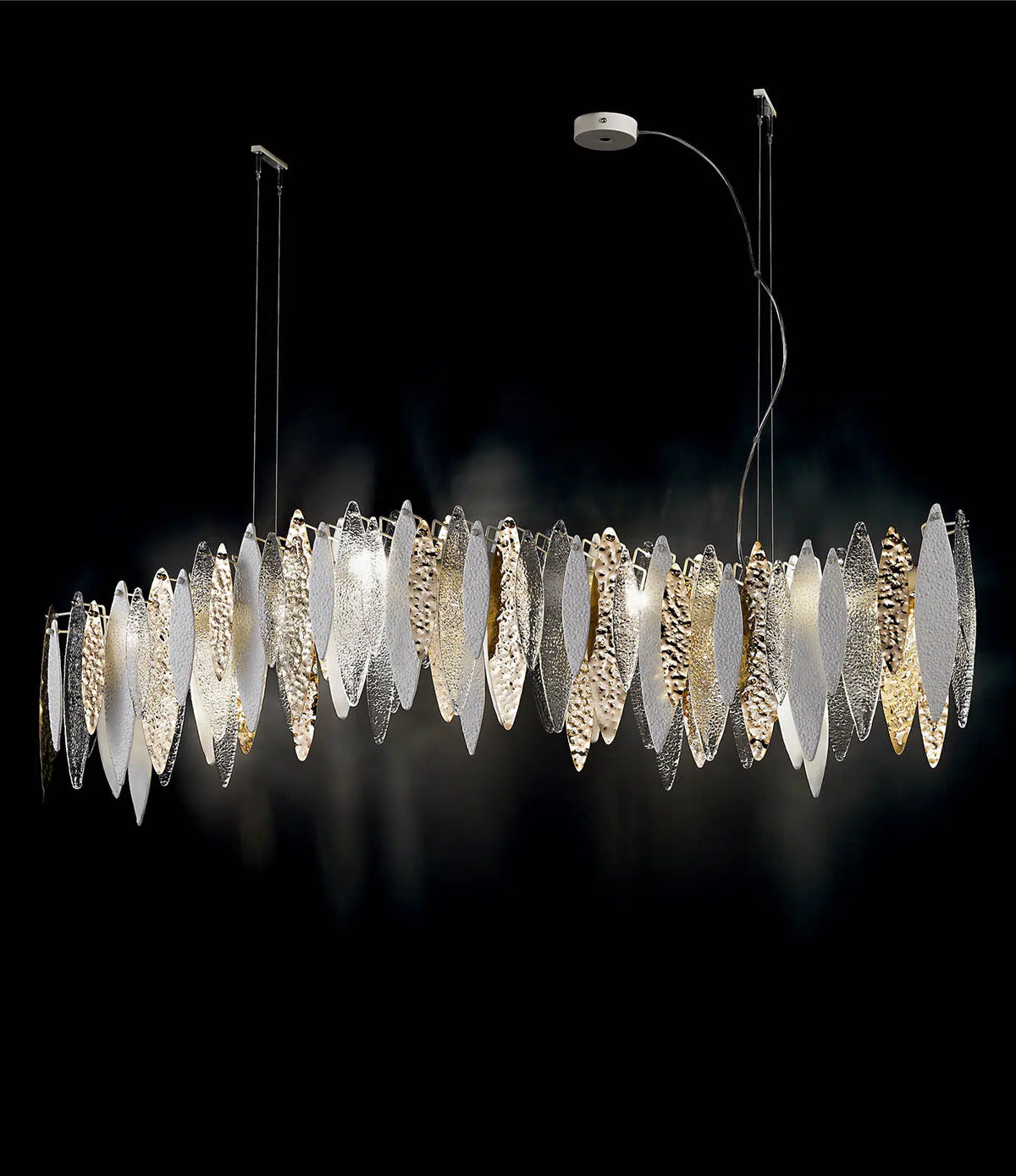Ice Rain long suspension Pendant
