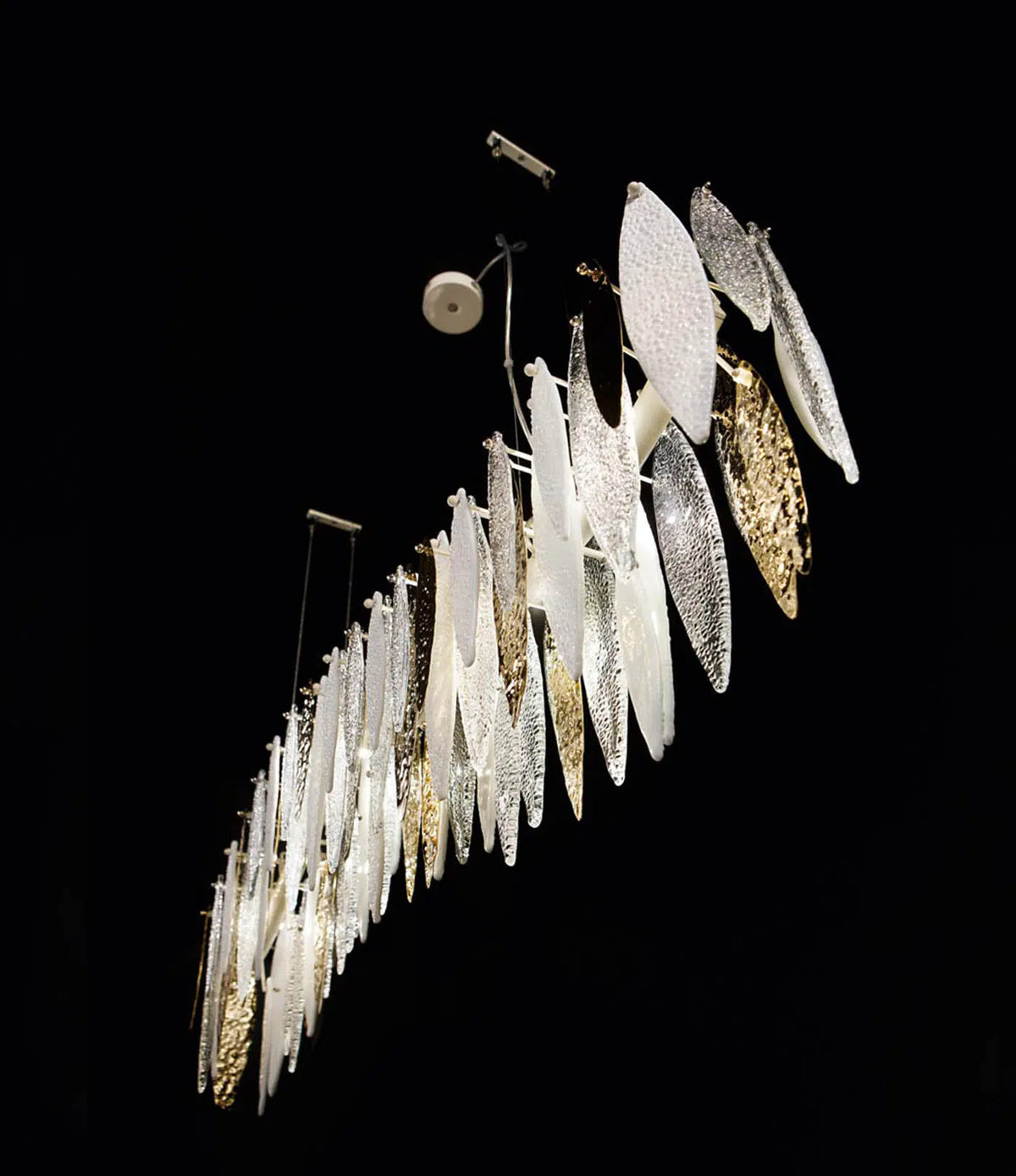 Ice Rain long suspension Pendant